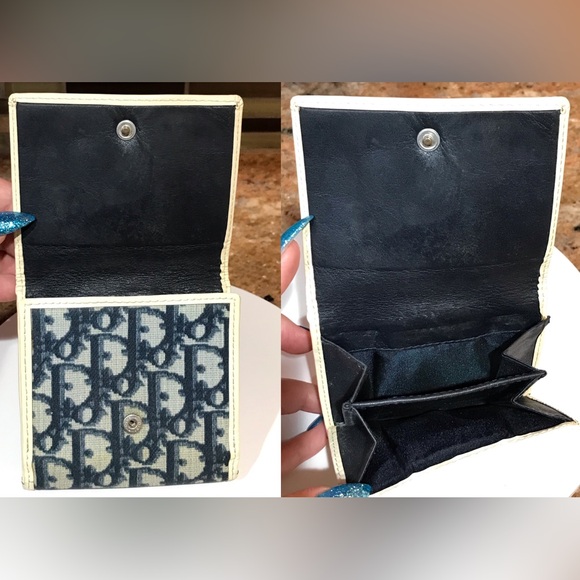 DIOR Trotter #2 Canvas/ Patent Leather Bifold Wallet 😍🔥 - Picture 14 of 17